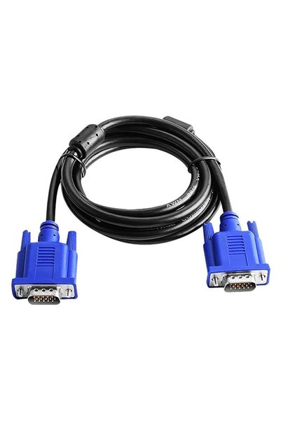 Generic كابل VGA بطول 6 أقدام، ذكر إلى ذكر، كابل شاشة VGA، دقة عالية كاملة 10...