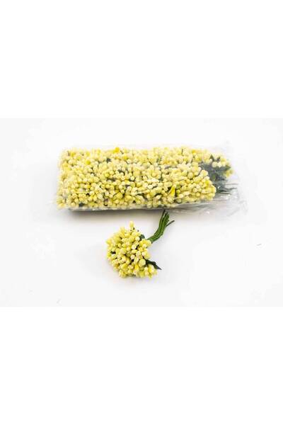 OEM Artificial Stamens 144/set Light Yellow