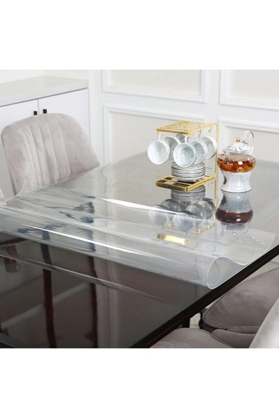 Generic PVC Clear Transparent Table Cloth, Thickness 1.5mm, 60 X 120 CM
