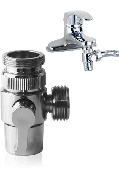 Generic محول صنبور، محول حوض الغسيل، صمام تحويل الصنبور، محول حوض الغسيل، موص...