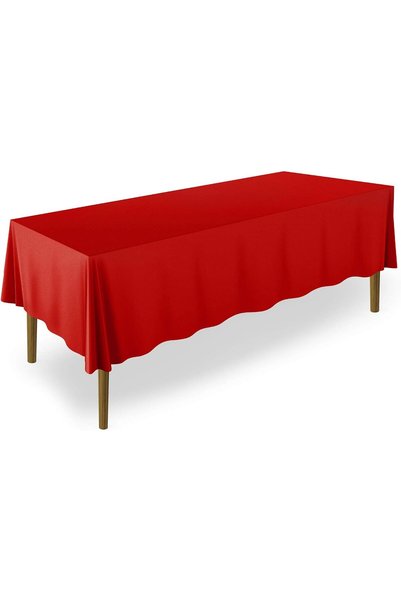 Generic - مفرش طاولة فاخر مقاس 178 × 120 سم، مناسب لحفلات الزفاف/الولائم/المط...