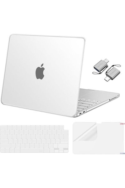 Generic Compatible with MacBook Neo Case 13 inch 2026 A3404, Frosted Clear