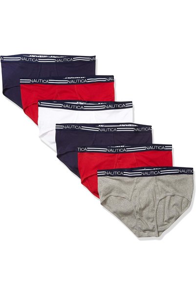 Generic mens 6 Pack Classic Cotton Fly Front Briefs Briefs (pack of 6)