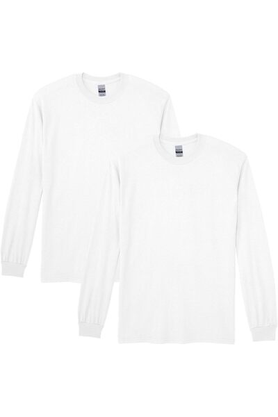 Generic mens Dryblend Long Sleeve T-shirt, Style G8400, 2-pack Shirt (pack of 2)