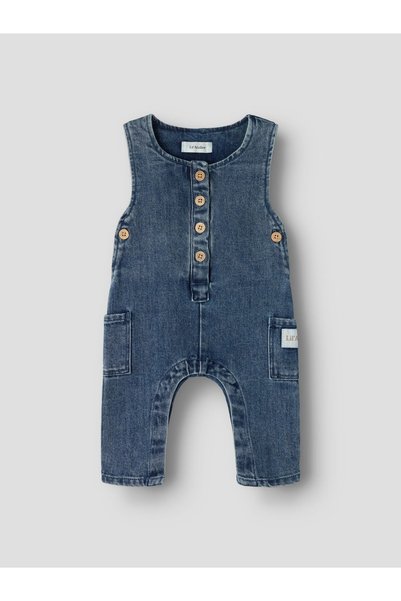 Lil' Atelier Baby Salopetă din denim
