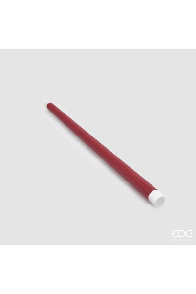 DecoDepot LED свещ, червена, 2.2x25 см