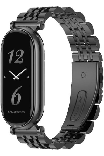 KASTWAVE حزام لساعة Xiaomi Mi Band 8/Mi Band 9، حزام بديل من الفولاذ المقاوم ...