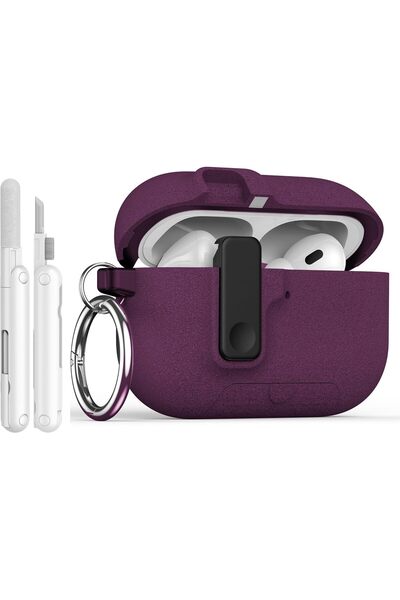 Generic غطاء حماية عسكري متين وحديث لسماعات Airpods Pro 3، مع قفل آمن لسماعات...