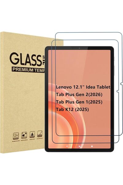 Generic واقي شاشة لجهاز Lenovo Tab Plus Gen 2/1، مقاس 12.1 بوصة، عبوة تحتوي ع...