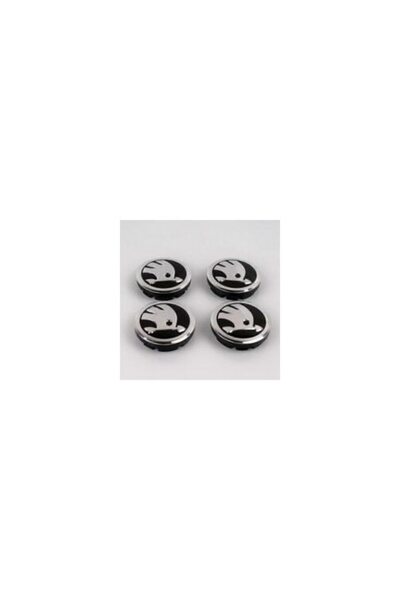 OEM Capace de roți 60 mm, set de 4, Skoda, argintii, mărime unică