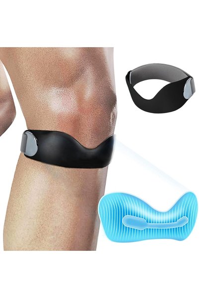 Generic Silicone Patellar Tendon Support Strap, Adjustable Knee Brace for Men...