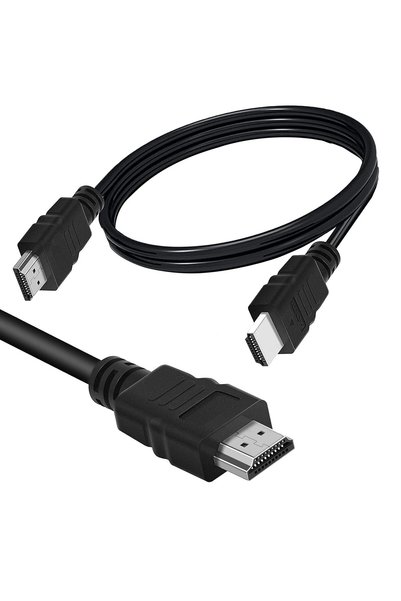 Generic كابل HDMI 2.0 عالي السرعة، طوله 60 سم، من ذكر إلى ذكر، للاستخدام مع ش...