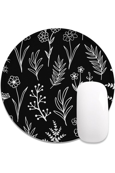 Generic Round Mouse Pad, Cute Small Computer Mouse Mat, Personalized Pattern,...