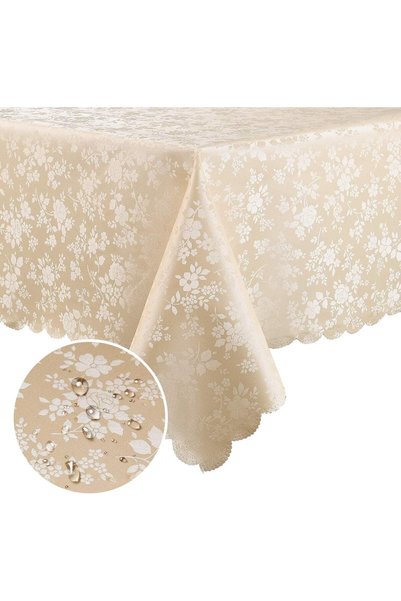 Generic Rectangle Table Cloth, Waterproof Heavy Duty Vinyl Tablecloths, Wipea...