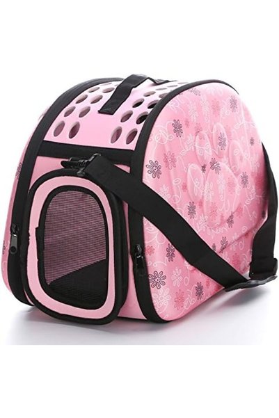 Generic Foldable Pet Cat Dog Carrier Cage Collapsible Travel Kennel - Portabl...