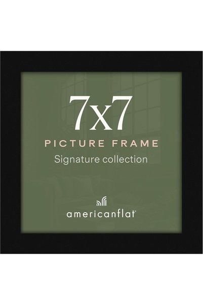 Generic إطار صور مقاس 7x7 بزجاج مقاوم للكسر - إطار بتصميم "جاليري" مصنوع من ا...