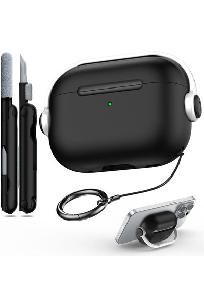 Generic غطاء واقٍ لسماعات Airpods Pro 3 مع قفل أمان ومجموعة تنظيف، غطاء حماية...