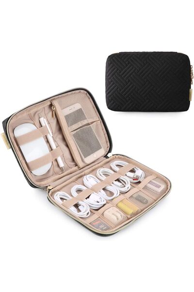 Generic Electronic Organizer Small Travel Cable Organizer Bag for Hard Drives...