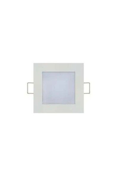FOXMAG24 Σετ 2 τετράγωνων λεπτών σποτ LED, 12W, ψυχρό φως 6400K, 1200lm