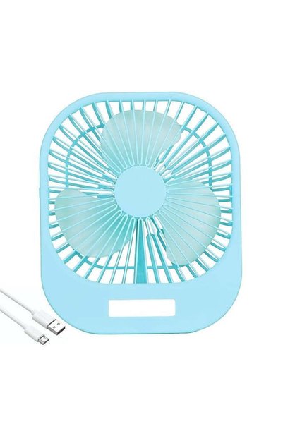 FOXMAG24 Mini ventilator de birou, 3 viteze, reîncărcabil prin USB, cu suport...