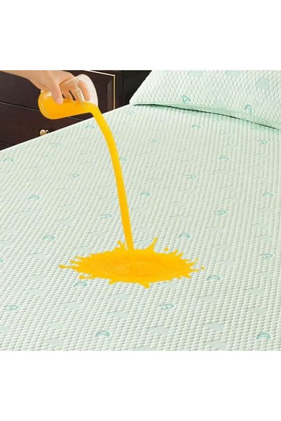Generic واقي مرتبة مبرد، مقاوم للماء 100%، 180x200 سم