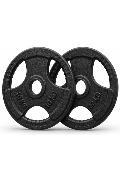 Generic Rubber fitness Olympic Weight Plates, 2-inch Olympic Grip Plate for W...