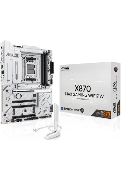 Generic X870 MAX GAMING WIFI7W، لوحة أم AMD ATX، 12+2+1 مراحل طاقة، فتحة DDR5...