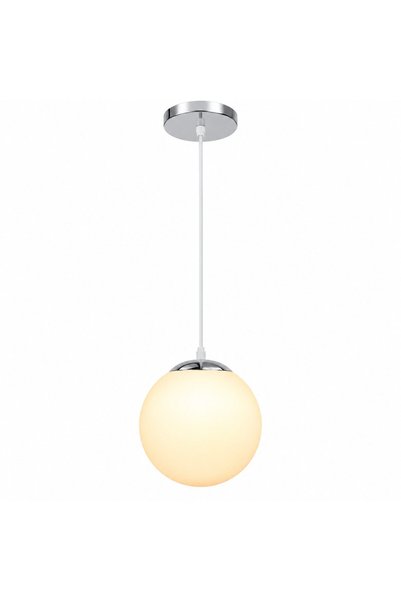 GOLD MARKET Pendant with glass globe, Modern Design, E27, 60W, 20 x 100 cm, W...