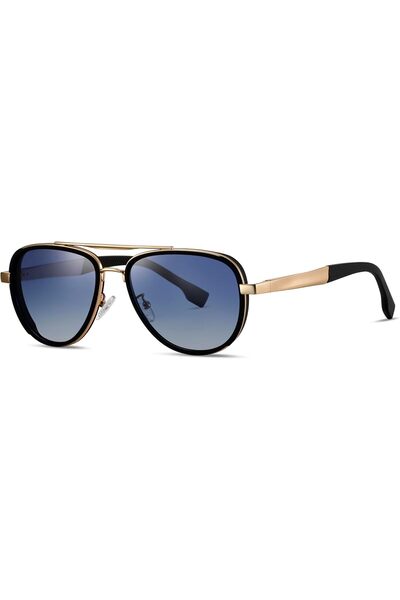 Generic Fashion Polarized Sunglasses for Men UV Protection Metal Frame