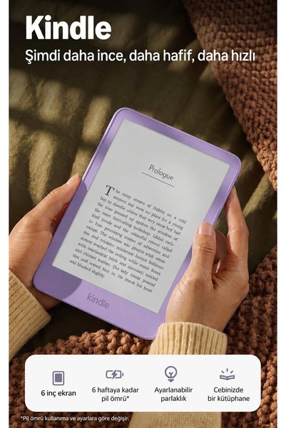 Amazon Kindle 2026 16 GB (En Yeni Model), Daha İnce, Daha Hafif ve Daha Hızlı...