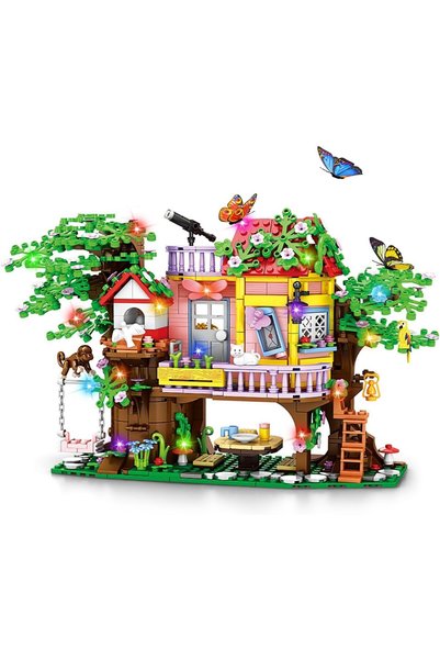 Generic 840 Piece Tree House Building Sets, Creative Forest Building Blocks K...