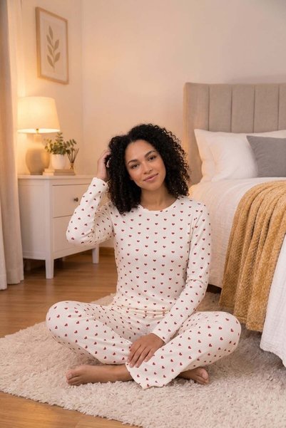 Generic Brand Women's Cotton Printed Camisole Pajama Set