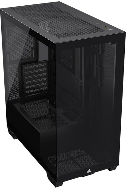 Generic 3500X Mid-Tower ATX PC Case – Panoramic Tempered Glass – Reverse Conn...