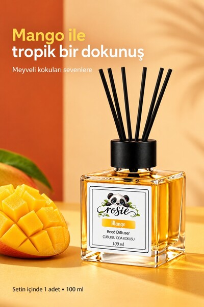 Rosie Mango ve Kavun 2’li Meyveli Çubuklu Oda Kokusu 100 ml