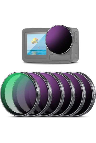 Generic ND Filter Set Compatible with DJI Osmo Action 3/4/5 Pro, Pack of 6 ND...