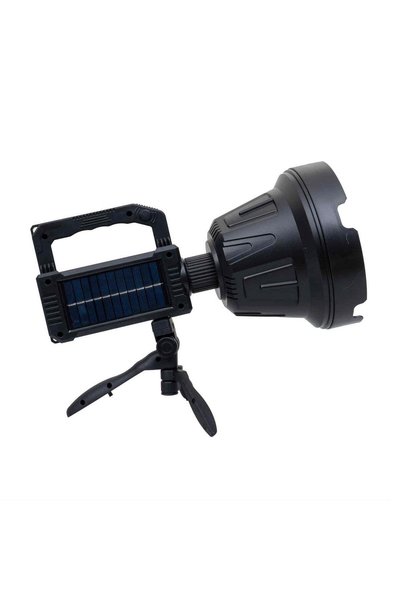 FOXMAG24 Lanternă reîncărcabilă solar, 6 moduri de iluminare, USB, trepied, L...