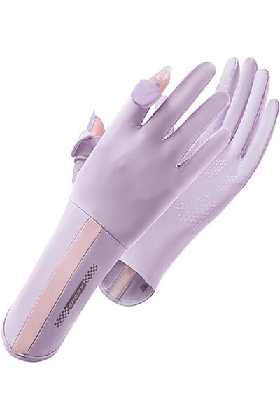 Generic Mens Women Driving Gloves Summer UV Sun Protection Gloves Non-Slip To...