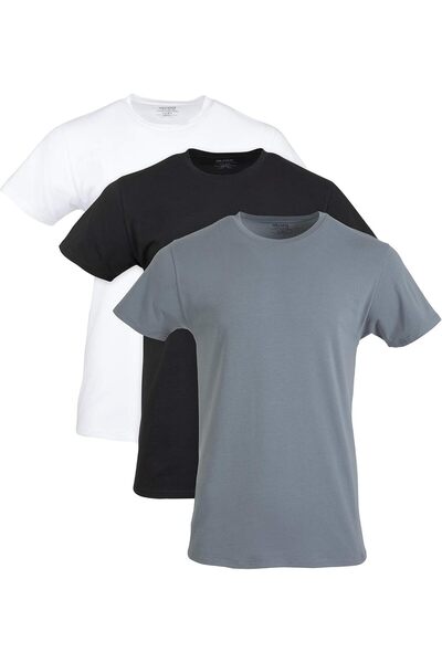 Generic mens Cotton Stretch Crew T-Shirt Underwear (pack of 3)
