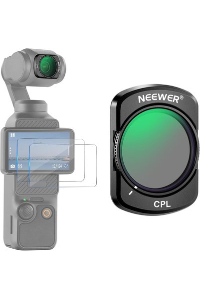 Generic فلتر CPL مغناطيسي متوافق مع ملحقات DJI Osmo Pocket 4 و Pocket 3 Creat...