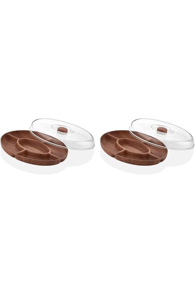 Generic Nuts and Breakfast Serving Tray, Divided Snack Tray, Nut Bowl Nut Ser...