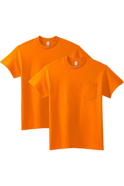Generic mens Ultra Cotton Adult T-Shirt with Pocket, 2-Pack Shirt