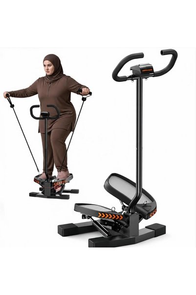 Generic آلة التمارين المصغرة مع أحزمة مقاومة، سعة 350 رطلاً، جهاز تسلق السلال...