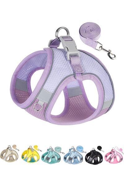 Generic Dog Harness for Small Medium Dogs No Pull, Puppy Harness and Leash Se...