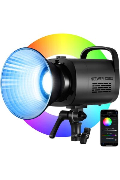 Generic CB60 RGB 70W LED Video Light with App Control, Bowens Mount COB Full ...