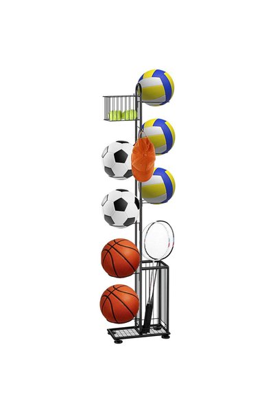 FOXMAG24 Multifunctional Metal Organizer, 7 Levels, Black