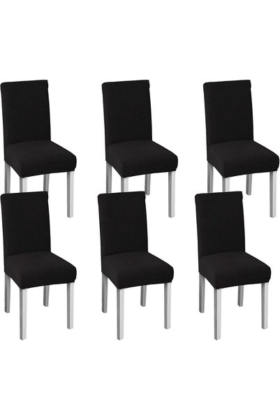 Generic 6 Pcs Dining Chair Covers Seat,High Stretch Washable Removable Dining...