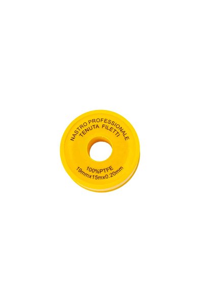FOXMAG24 Bandă de etanșare din teflon, 0,2 mm x 19 mm x 15 m, albă