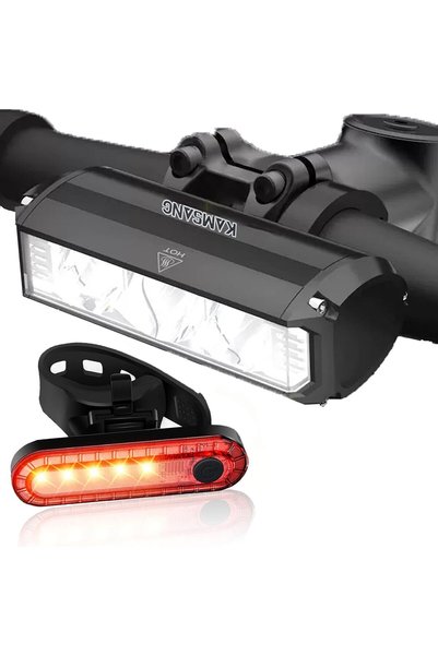 Generic Bike Light Set for Night Riding,Bright Rechargeable Bicycle Headlight...
