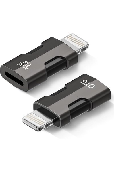 Generic 2 Pack USB C Lightning Adapter with 30W PD Support - Fast Charging, D...