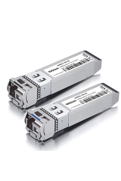 Generic [زوج واحد] وحدة 10GBase-BiDi SFP+ أحادية النمط 20 كم، 1270 نانومتر/13...